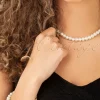 Online Topvintage Boutique Collection Elegante Parelarmband In Ivoor