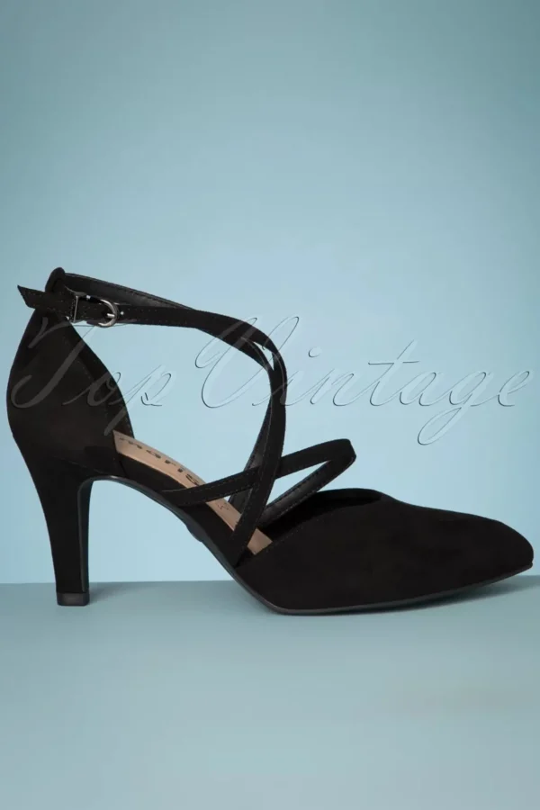 Clearance Tamaris Estelle Pumps In Zwart