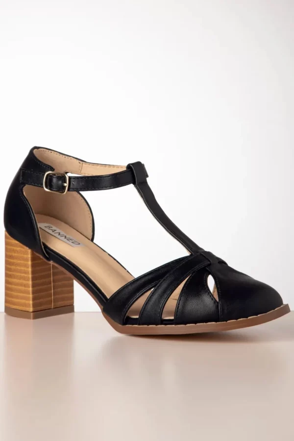 Best Sale Banned Retro Fancy Footwork Pumps In Zwart