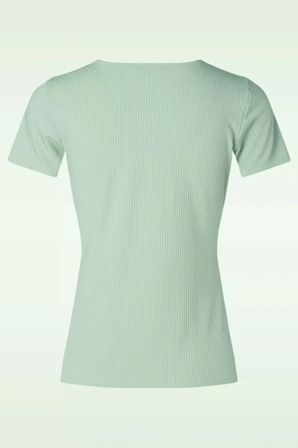 Outlet Banned Retro Fara Top In Groen