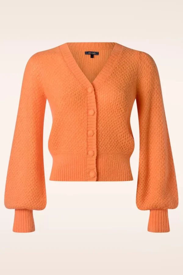 Best Sale King Louie Farfalle V Cardi In Mock Oranje