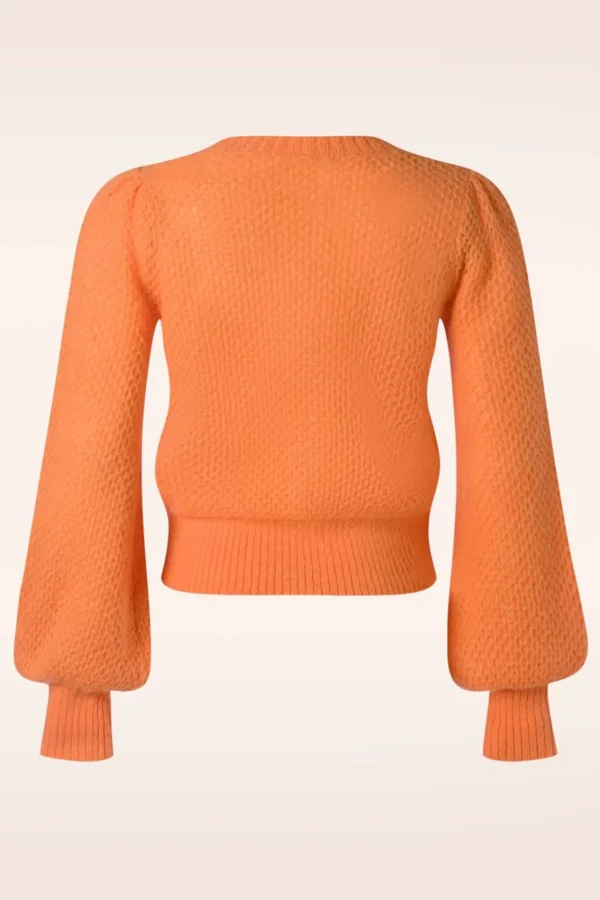 Best Sale King Louie Farfalle V Cardi In Mock Oranje