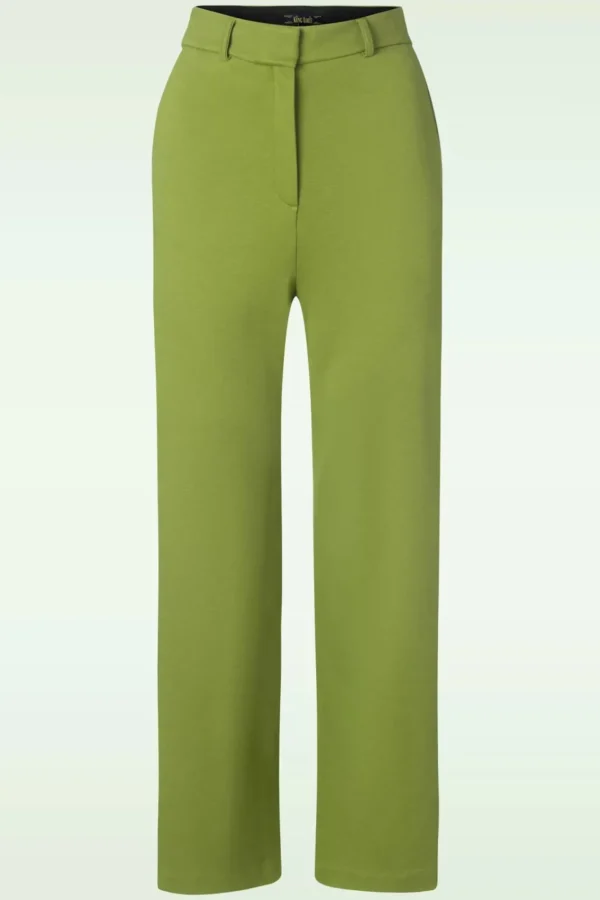 Cheap King Louie Federica Milano Uni Broek In Woodbine Groen