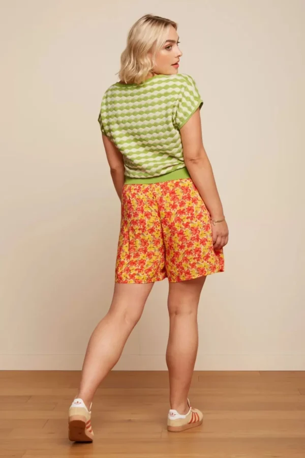 Shop King Louie Fintan Doree Shorts In Fiesta Rood