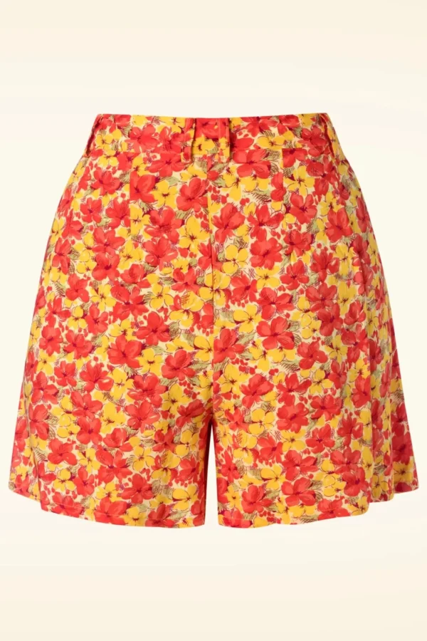 Shop King Louie Fintan Doree Shorts In Fiesta Rood