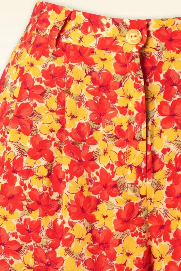 Shop King Louie Fintan Doree Shorts In Fiesta Rood