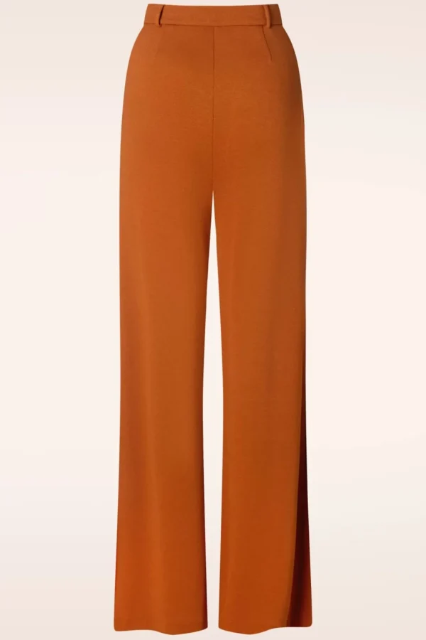 Discount King Louie Fintan Milano Crepe Pantalon In Karamel