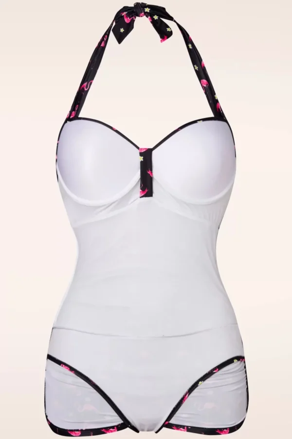 Cheap Belsira Flamingo Badpak In Zwart En Roze