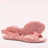 Hot Sunies Flexi Butterfly Flipflop Sandaaltjes In Glossy Roze