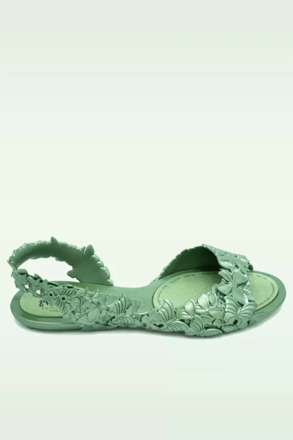 Cheap Sunies Flexi Butterfly Flipflop Sandaaltjes In Glossy Groen