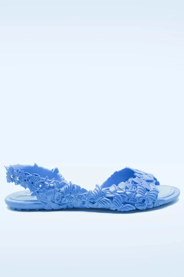 Best Sale Sunies Flexi Butterfly Flipflop Sandaaltjes In Glossy Blauw