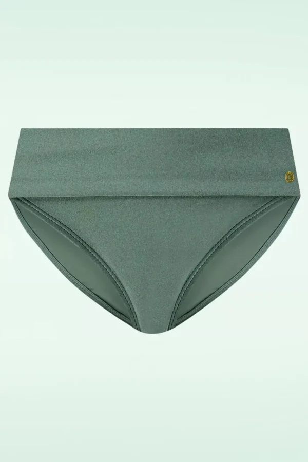 Online TC Beach Flipover Bikinibroekje In Groene Glitter