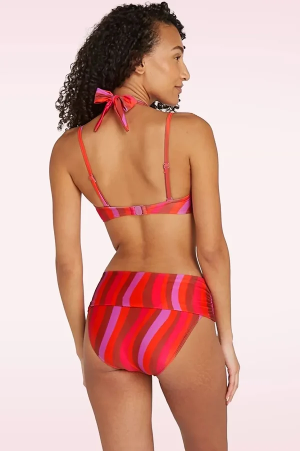 Best Sale TC Beach Flipover Shiny Waves Bikinibroekje In Multi