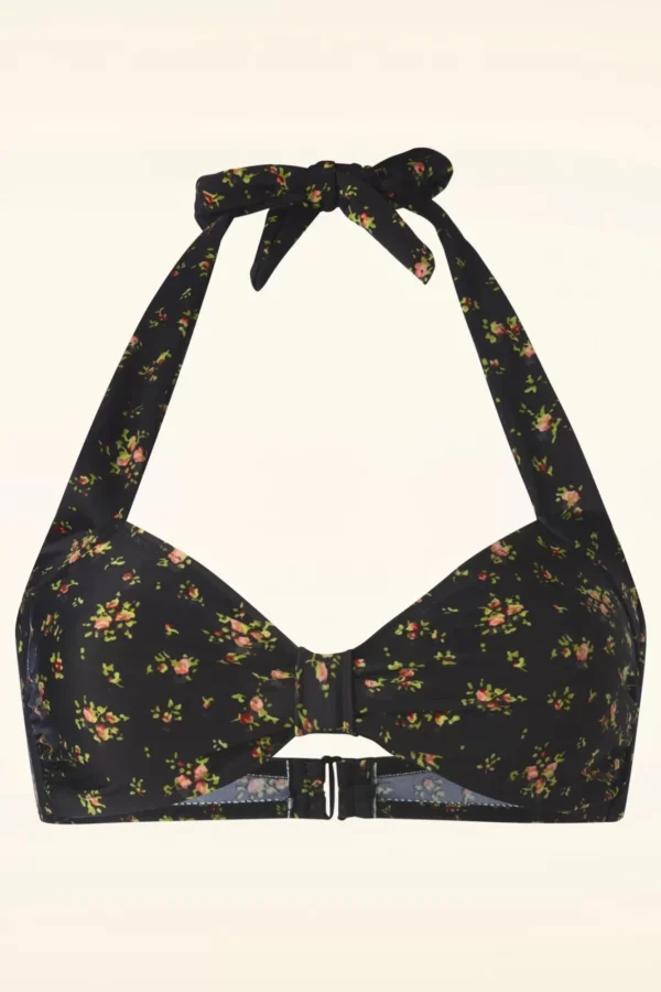 Cheap Esther Williams Floral Bikinitopje In Zwart