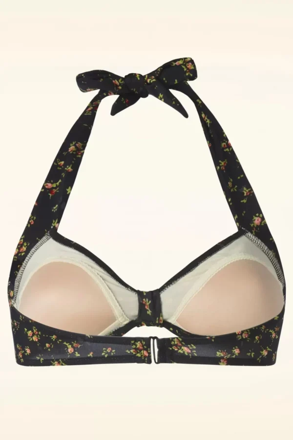 Cheap Esther Williams Floral Bikinitopje In Zwart