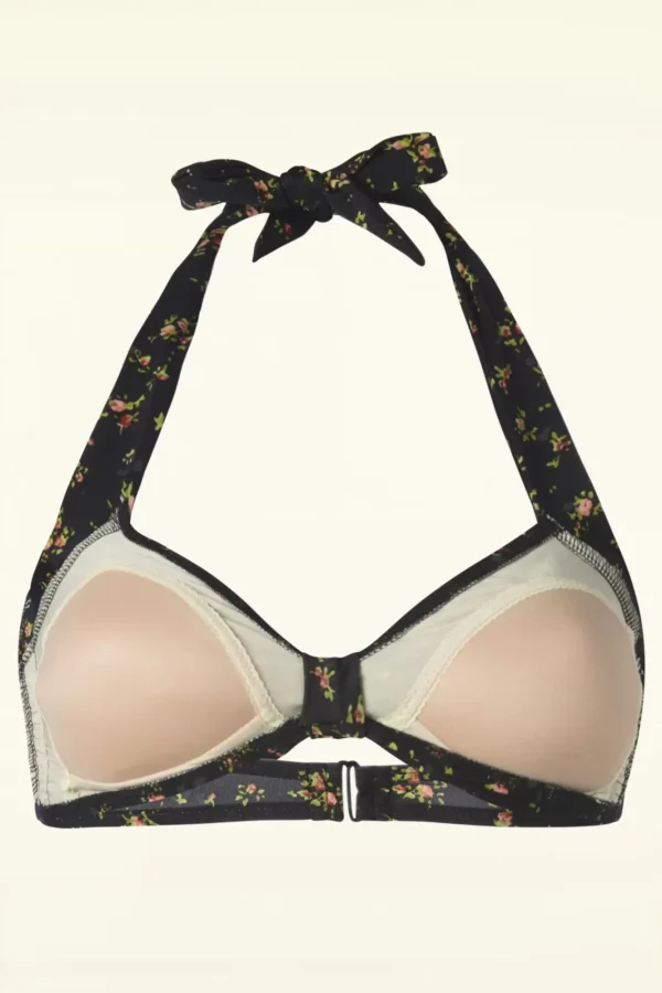 Cheap Esther Williams Floral Bikinitopje In Zwart