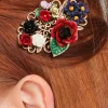 Outlet Lovely Freda Flower Cluster Haarclip En Broche In Goud En Multi