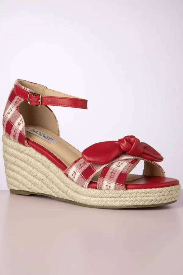 New Banned Retro Free Spirit Sleehakken In Rood