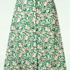 Flash Sale Banned Retro Garden Rok In Groen