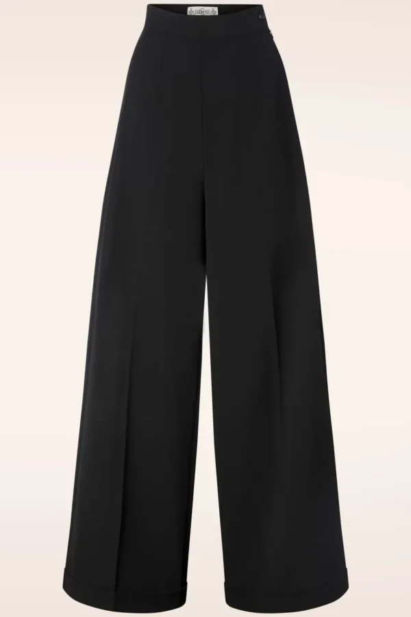 Sale Collectif Clothing Gerilynn Pantalon In Zwart