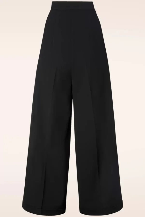 Sale Collectif Clothing Gerilynn Pantalon In Zwart