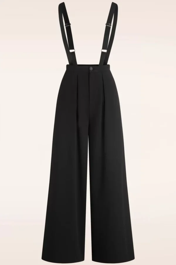 Sale Collectif Clothing Glynda Broek In Zwart