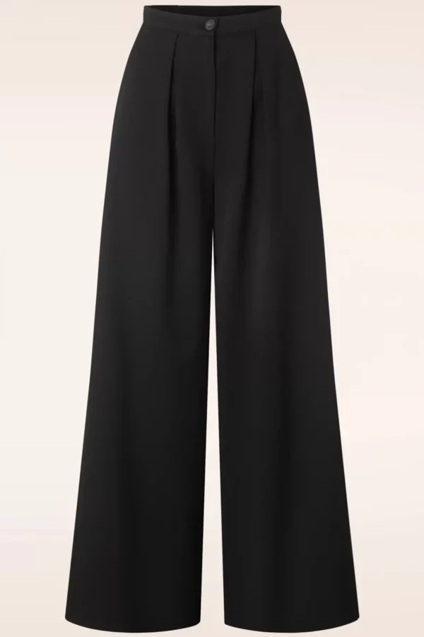 Sale Collectif Clothing Glynda Broek In Zwart