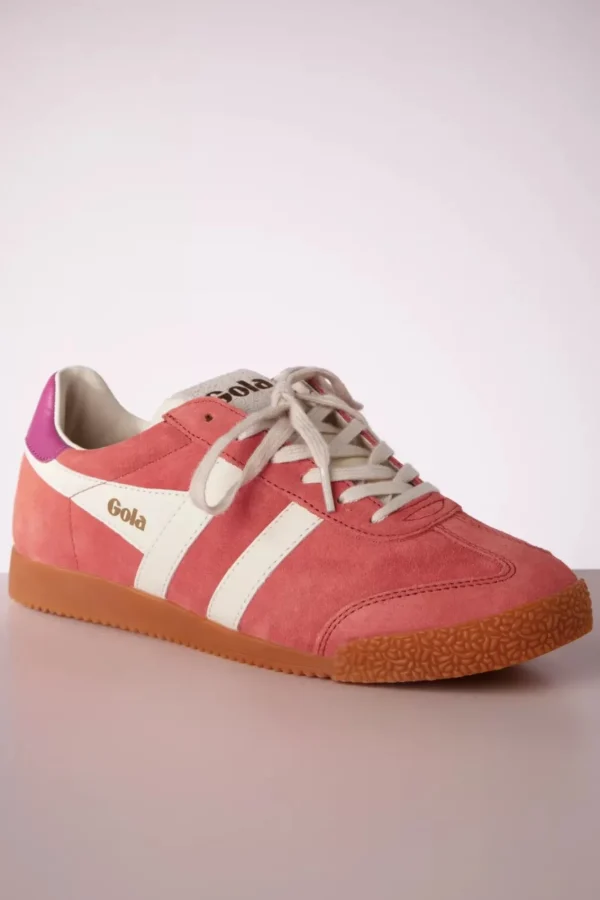 Discount Gola Elan Suede Sneakers In Koraal