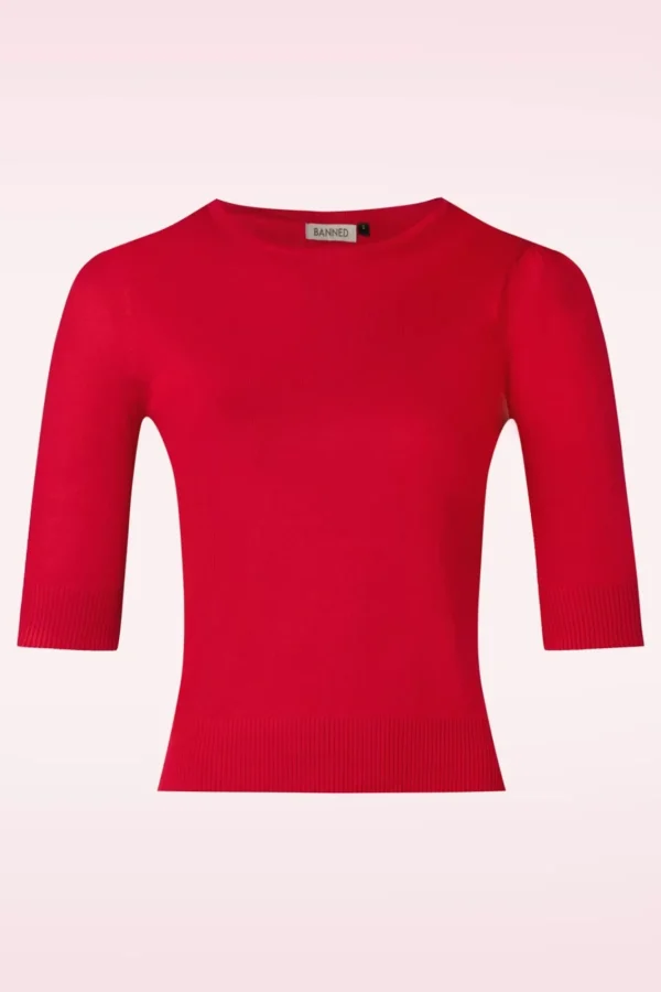 Discount Banned Retro Grace Jumper In Rood