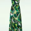 Hot Vintage Chic for Topvintage Grecian Maxi Jurk In Groen