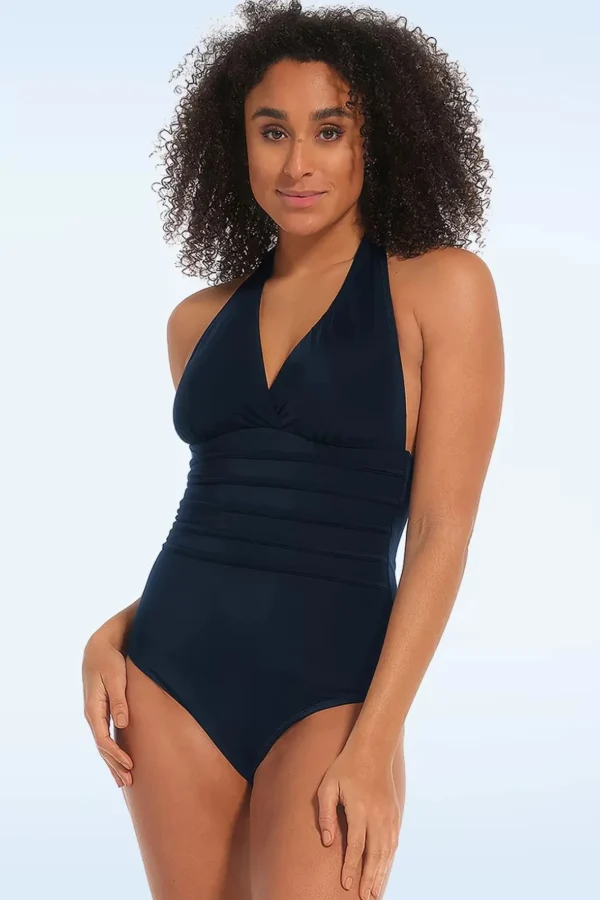Clearance MAGIC Bodyfashion Halter Shaping Badpak In Marineblauw