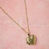 Outlet Topvintage Boutique Collection Hart Medaillon Halsketting In Goud