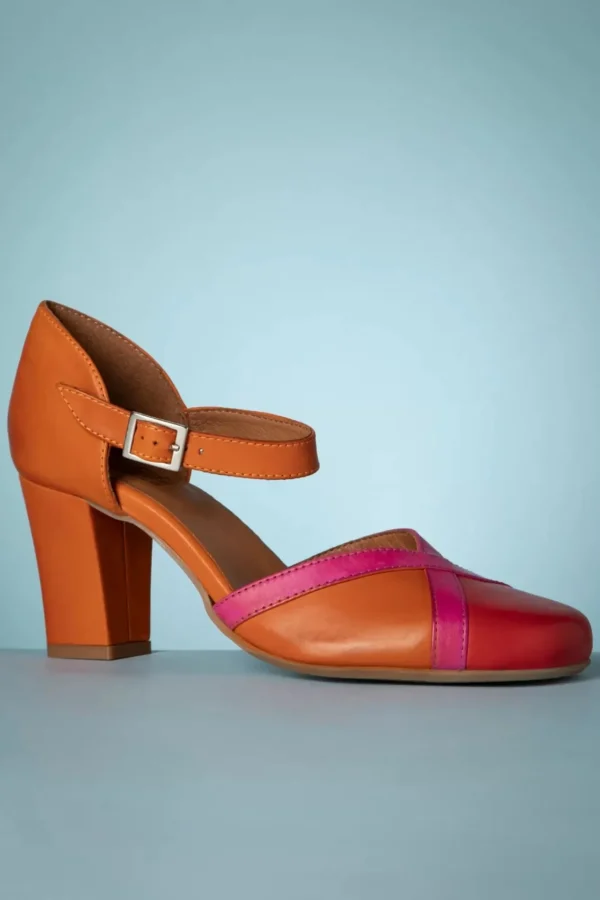 Fashion Miz Mooz Hedwig Mary Jane Pumps In Scarlet En Oranje