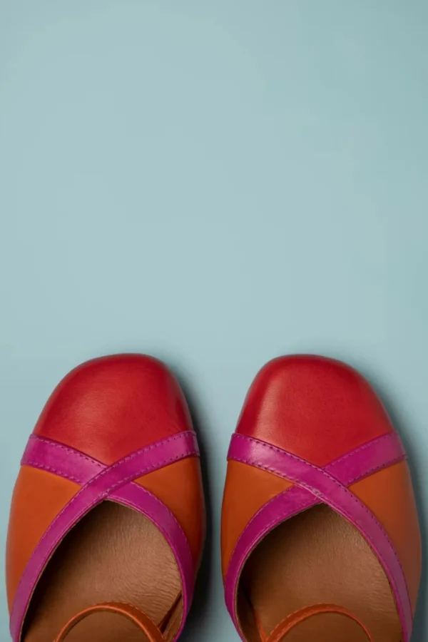Fashion Miz Mooz Hedwig Mary Jane Pumps In Scarlet En Oranje