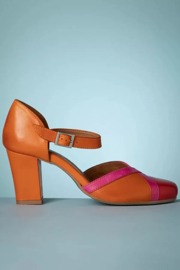 Fashion Miz Mooz Hedwig Mary Jane Pumps In Scarlet En Oranje