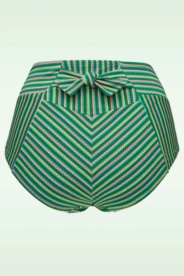 New Marlies Dekkers Holi Vintage High Waist Bikini Broekje In Botanisch Groen