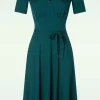 Best Sale Very Cherry Hollywood Dress In Deluxe Petrol