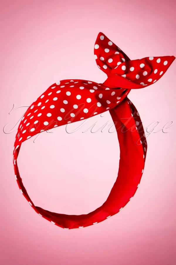 Cheap Be Bop a Hairbands Ik Wil Polkadots In Mijn Haarsjaal In Rood