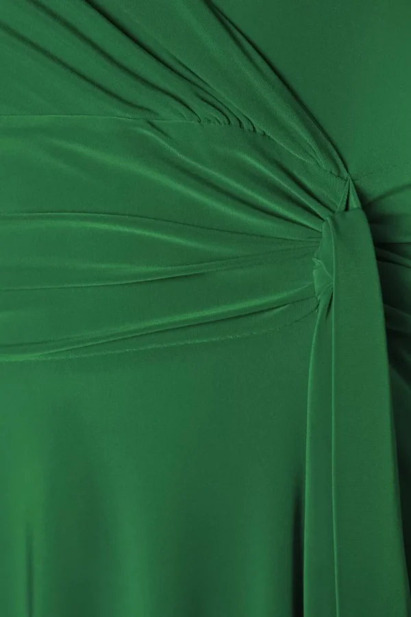 Online Vintage Chic for Topvintage Irene Overslag Swingjurk In Groen