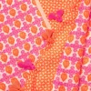Cheap Smashed Lemon Iris Sjaal In Fuchsia En Oranje