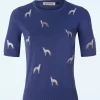 Shop Banned Retro It's A Whippets World Jumper In Blauw