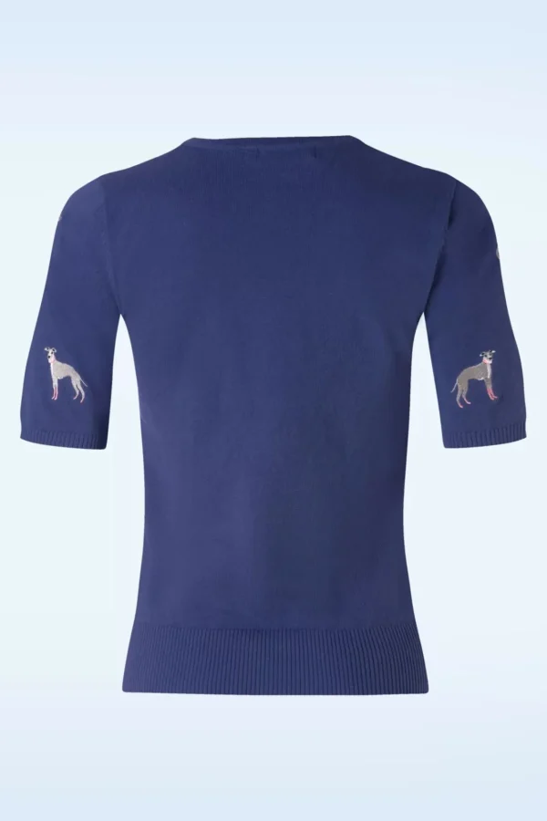 Shop Banned Retro It's A Whippets World Jumper In Blauw