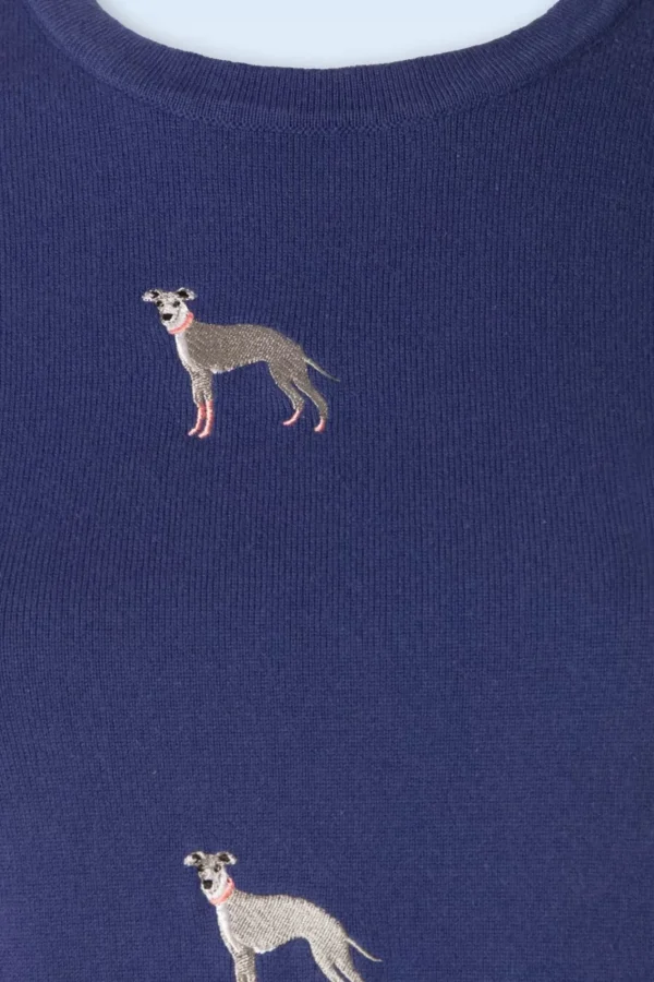 Shop Banned Retro It's A Whippets World Jumper In Blauw