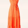 Outlet Smashed Lemon Ivy Maxi Jurk In Oranje