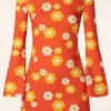 Discount Vintage Chic for Topvintage Izzy Bloemen Jurk In Oranje