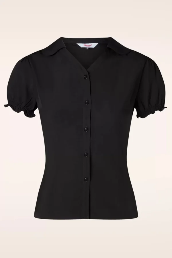 Flash Sale Banned Retro Jane Blouse In Zwart