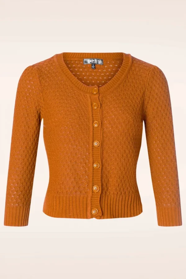 Online Mak Sweater Jennie Vest In Licht Oranje