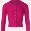 Clearance Mak Sweater Jennie Vest In Magenta