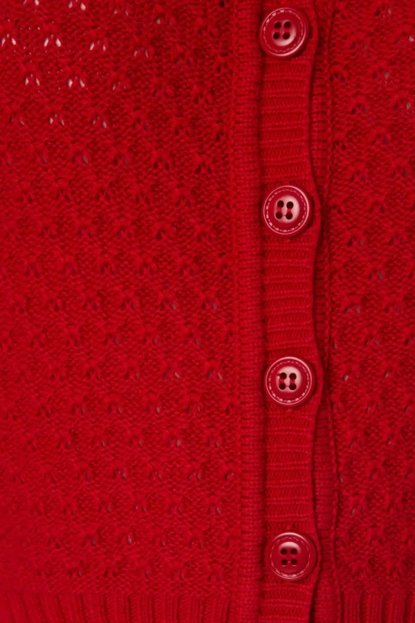Cheap Mak Sweater Jennie Vest In Rood