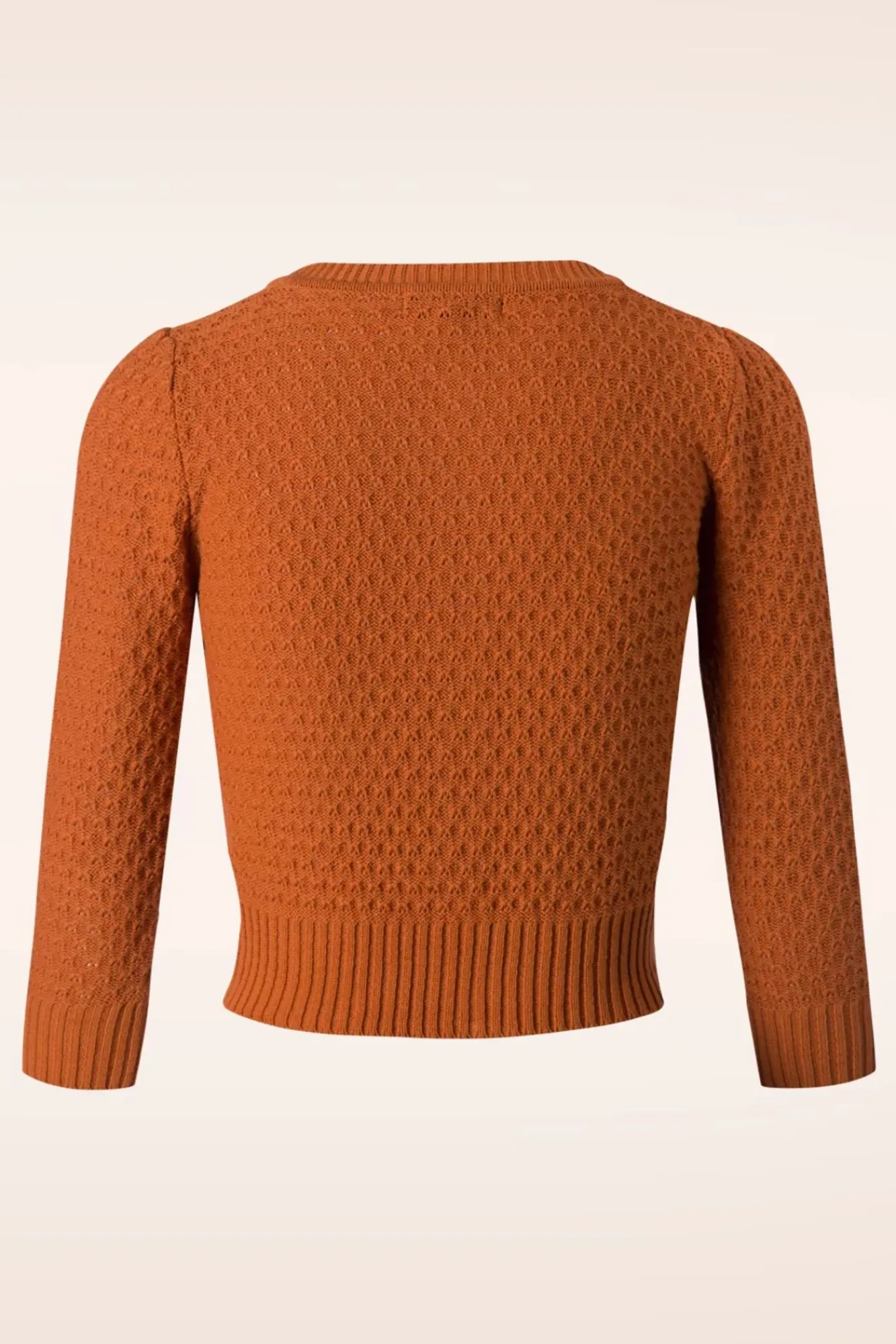 Hot Mak Sweater Jennie Vest In Vintage Oranje